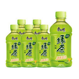 康师傅 绿茶330ml*6瓶绿茶饮品饮料 居家旅行超值装