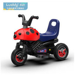 luddy 乐的 luddy)儿童电动摩托车三轮车玩具车可坐小孩男女宝宝电瓶