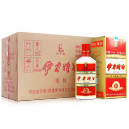 伊力特 酒厂直供 伊力特50度伊力特曲精制250ml*12瓶整箱装 浓香型