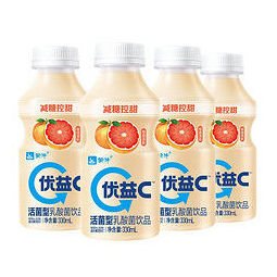 限地区:mengniu 蒙牛 优益c 活菌型乳酸菌饮品 西柚味 330ml*4瓶 7.27