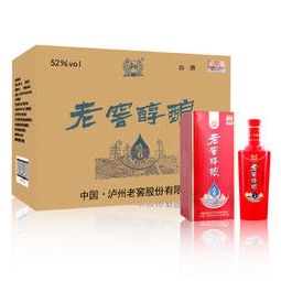 luzhoulaojiao 泸州老窖 泸州醇酿a6高度52度白酒500ml*6瓶 199元