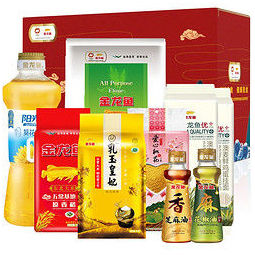 福利集采新米面粉油杂粮组合粮油调味方便食品礼盒企业团购定制138元