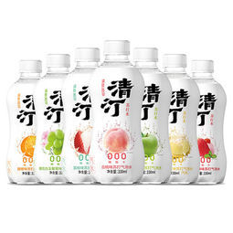 白菜价:清泉出山 清汀无糖苏打气泡水 330ml*6瓶 9.9元包邮(双重优惠)