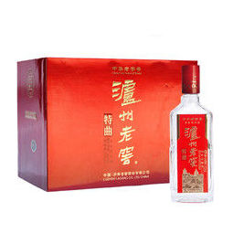 luzhoulaojiao 泸州老窖 特曲 52度 三两三 浓香型高度白酒 165ml*6瓶