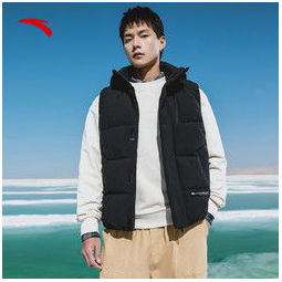 安踏 炽热科技羽绒服系列 男款羽绒马甲