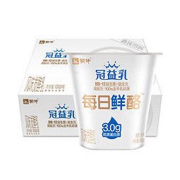 mengniu蒙牛冠益乳每日鲜酪风味发酵乳原味100g6杯243元