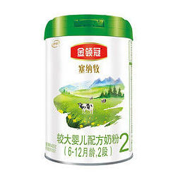 金领冠塞纳牧系列有机较大婴儿奶粉国产版2段405g1494元