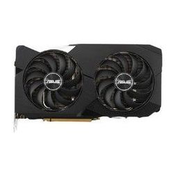 asus 华硕 dual radeon rx 6600 显卡 8gb 银色