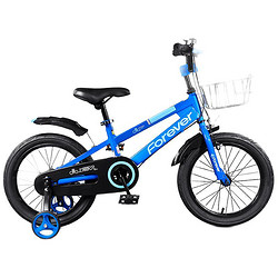 FOREVER 永久 儿童自行车男女款童车小孩单车5-9岁小学生车18寸蓝色款