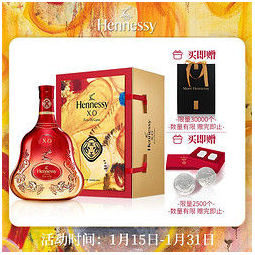 hennessy 轩尼诗 xo 干邑白兰地 700ml 2022虎年限量版礼盒 进口洋酒