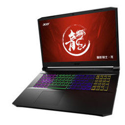 acer 宏碁 暗影骑士 龙 锐龙版 r7 5000系列 17.3英寸 游戏本 黑色