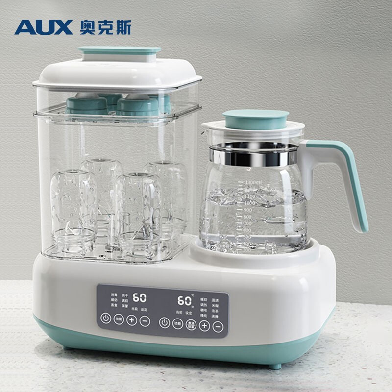 AUX 奥克斯 恒温水壶1.3L 调奶器温奶器奶瓶消毒器