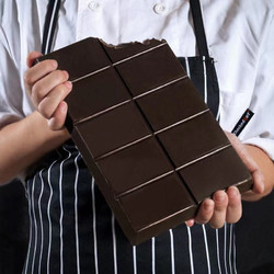 如恋 纯可可脂醇黑巧克力健身代餐休闲零食 72%可可(苦甜均衡) 130g 1盒