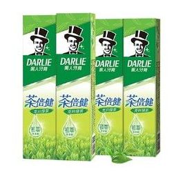 darlie黑人好来原黑人茶倍健龙井绿茶牙膏120g4清新口气呵护牙龈龙井