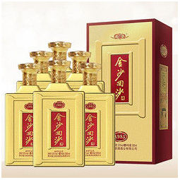 jinsha 金沙 回沙酒 纪年酒1985 53度 500ml*6 整箱装 酱香型白酒