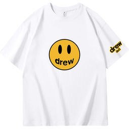 drew 联名款宽松情侣短袖