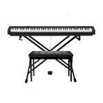 CASIO卡西欧CDP系列CDP-S100电子琴88键黑色X架单踏板双人琴凳