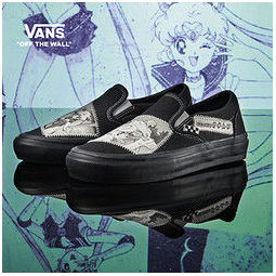 vans 范斯 美少女战士联名 slip-on 板鞋 vn0a5fcayb2