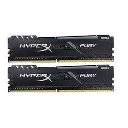 kingston金士顿fury系列ddr42400mhz台式机内存马甲条黑色16gb8gb