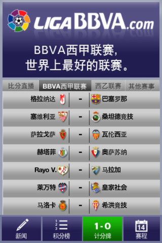 bbva西甲联赛 For iOS|bbva西甲联赛 iPhone版