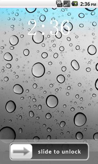 下载中心 android下载 android软件 主题美化 水滴锁屏壁纸下载  水滴