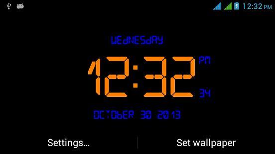 先进的数字时钟壁纸 3.01
