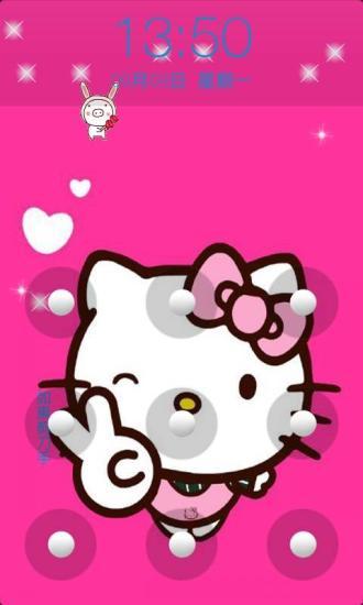 kitty猫图片锁屏,kitty猫图片卡通图片 kitty猫主题桌面动态壁纸锁屏 1.