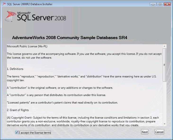 SQL Server 2008示例数据库AdventureWorks 