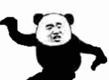 熊猫人狂舞表情动图 【gif完整版】