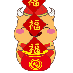 小狗哈喽哈喽新年表情 高清无水印完整版