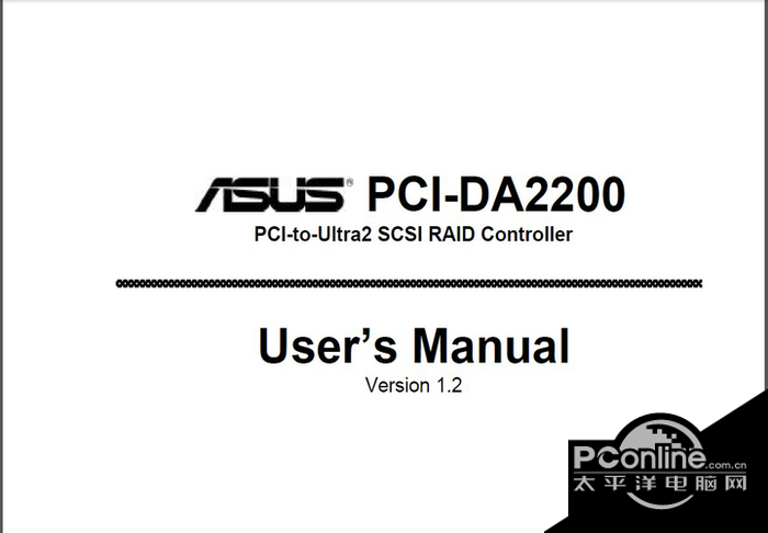 华硕硬盘PCI-DA2200英文说明书 正式版