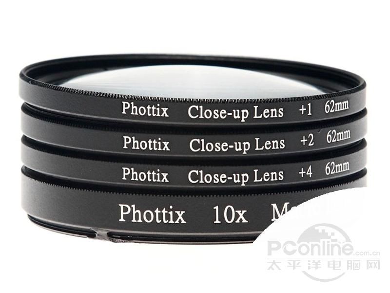 Phottix +1，+2，+4 10X微距镜头(特写镜头) 52mm 图片