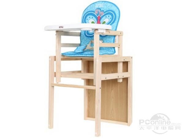 小龙哈彼实木儿童餐椅LMY307 图片1