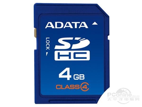 威刚SDHC卡 Class4(4GB) 图1