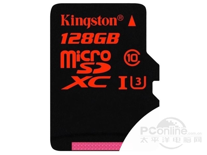 金士顿micro SDXC卡 Class10 UHS-I中国红(128GB) 图1