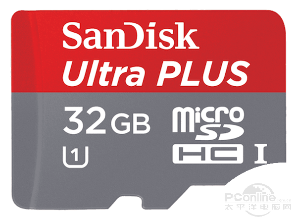 闪迪至尊高速加强版移动MicroSD UHS-I卡(32GB) 图1