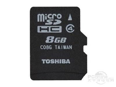 东芝MicroSDHC Class4(8GB)/SD-C08GR7W4 图1