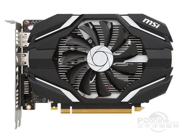 微星 GeForce GTX 1050Ti 4G OC 正面
