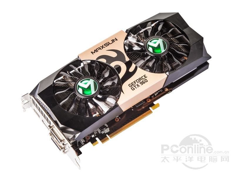 铭瑄gtx 960 巨无霸 x245度正面