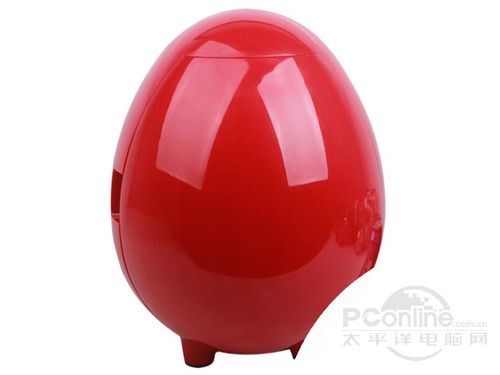 汉斯4.5L蛋形冰箱车载冰箱 家用小冰箱 创意保温箱 红色