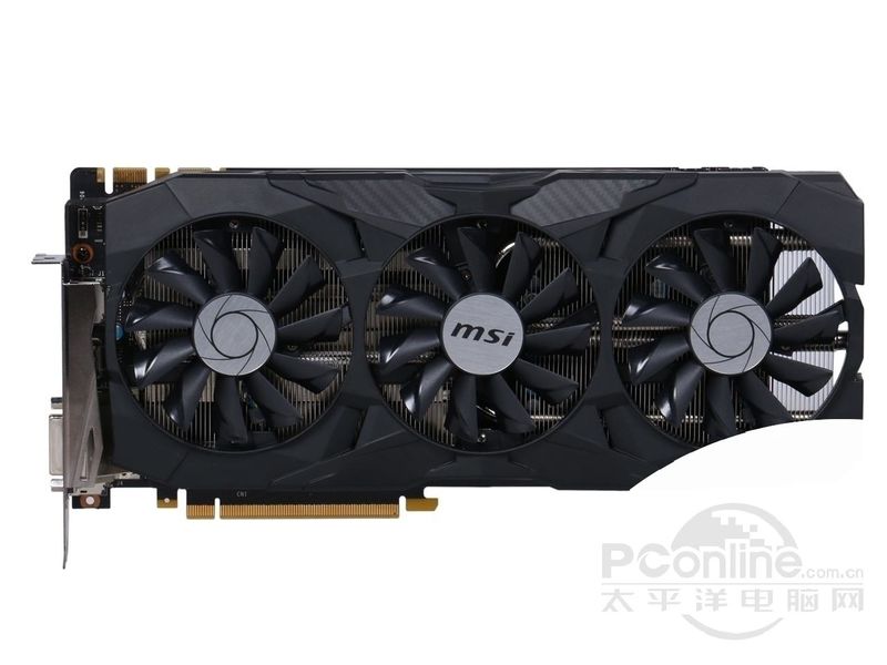 微星 GeForce GTX 1070 DUKE 8G 暗黑龙爵 正面