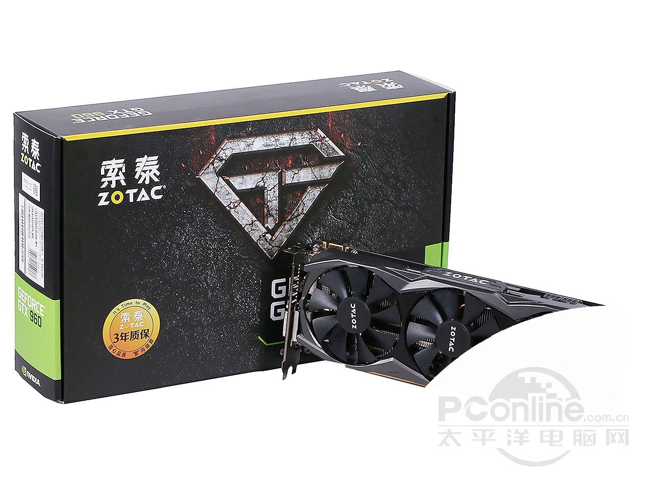 索泰gtx9604gd5至尊plusoc图赏