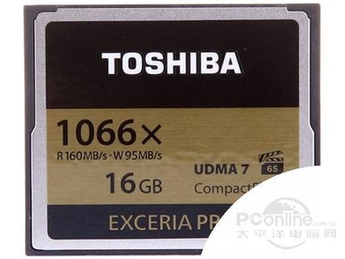 东芝EXCERIA PRO型 CF卡 1066X(16GB) 图1