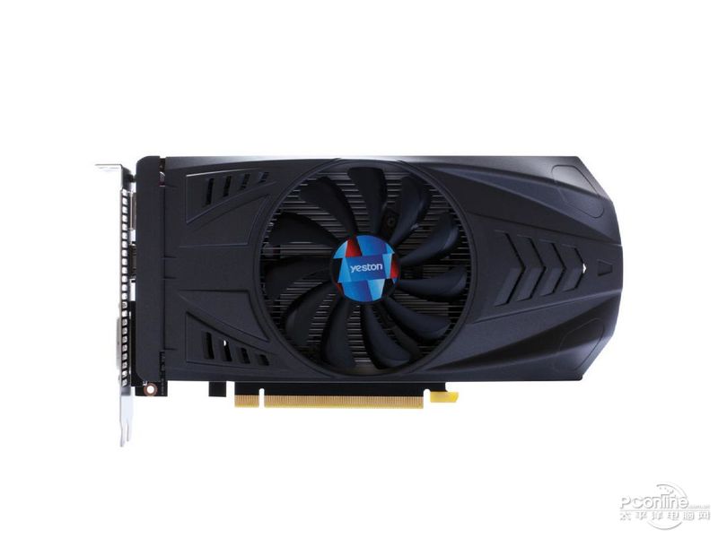 盈通 GTX1050-2G D5 正面