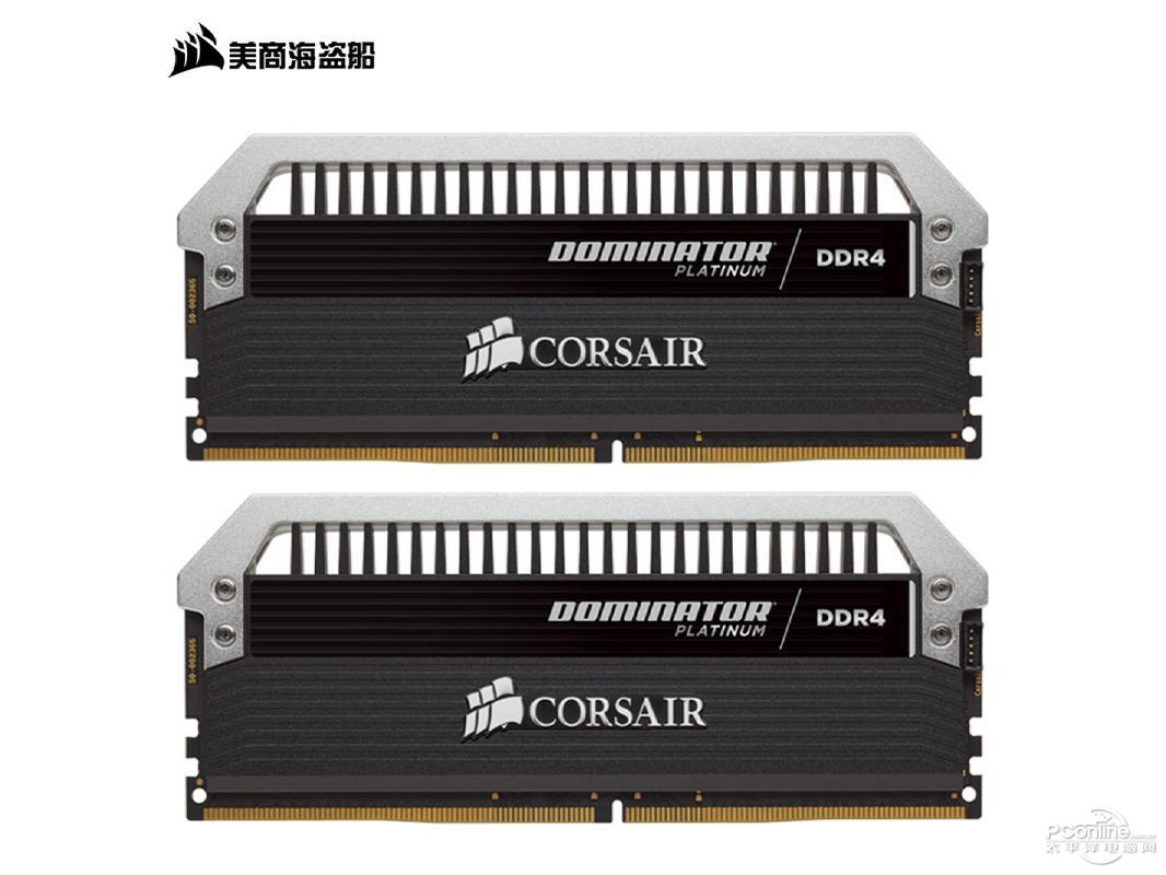 美商海盗船 统治者铂金 ddr4 3600 16gb(8gx2条)台式机内存