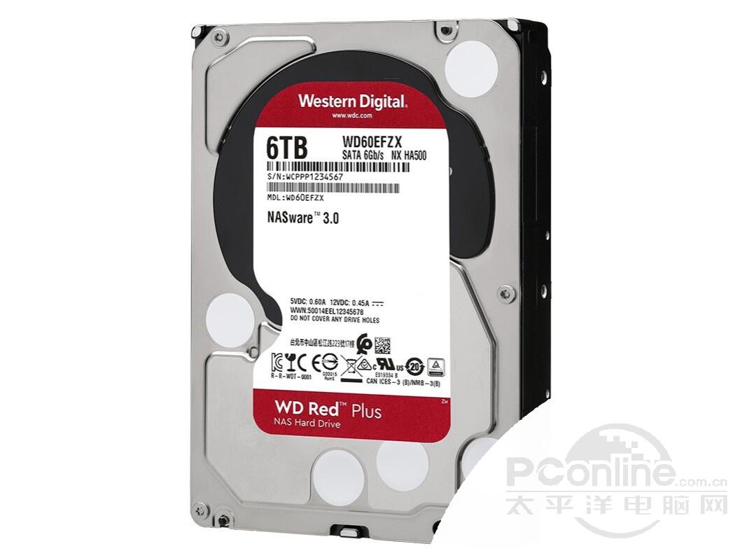 ݺPlus 6TB 128M SATA3Ӳ(WD60EFZX)ͼ