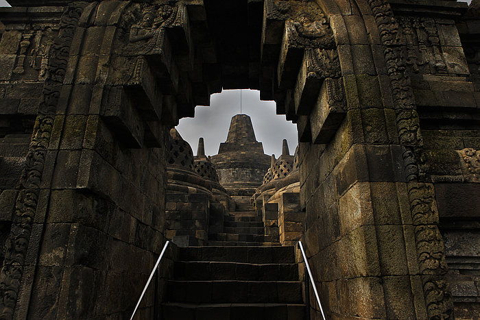 罗浮屠寺(印尼行摄)摄影图片】印尼婆罗浮屠寺