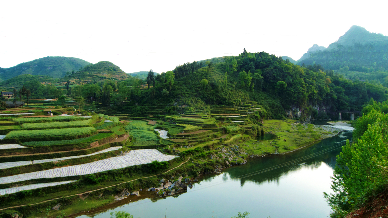 【烟雨田园小景摄影图片】黔东南风光旅游摄影_我心