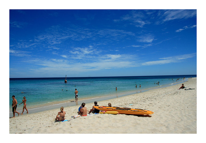 【美丽的澳大利亚海滩摄影图片】海边沙滩风光