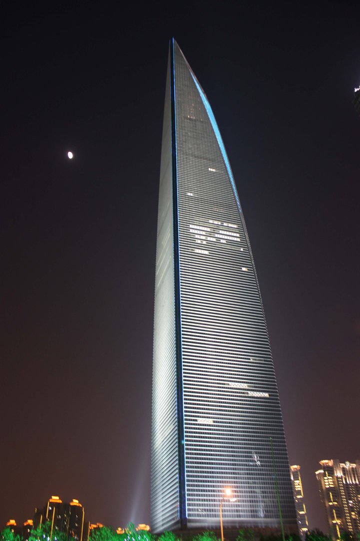 【上海环球金融中心和金茂大厦摄影图片】上海